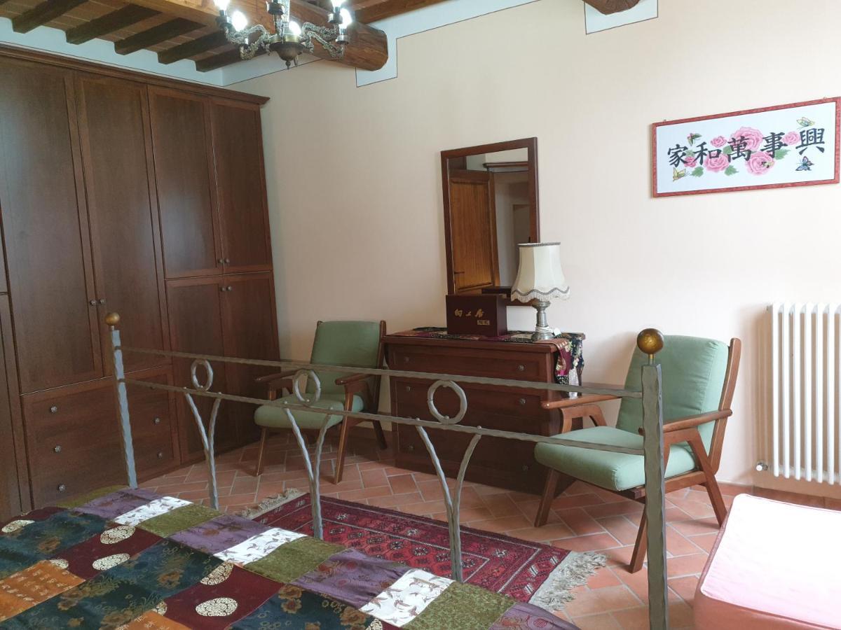 Podere Il Poggio Asciano Buitenkant foto